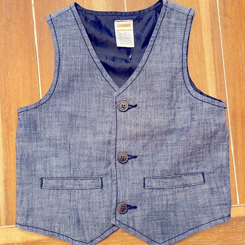 12-24 months Blue Gymboree Boys Infant Vest
